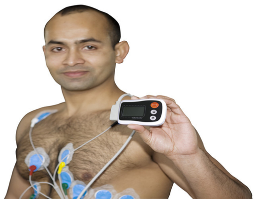 Mobile 10-Lead Holter ECG Recorder Device , Digital Electrocardiograph Machine
