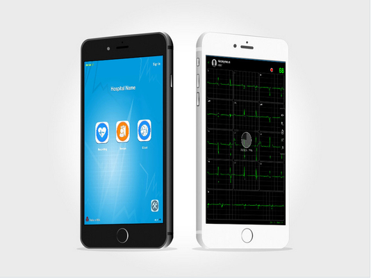 Wireless Bluetooth Mobile ECG Heart Device For Hospital Or Clinic