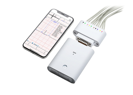 دستگاه نظارت بر آی فون ECG White Plactis ضبط با بلوتوث بی سیم