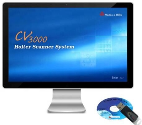 CE / FDA تأیید Holter ECG 12 کانال 24-72 ساعت هولتر سفید مانیتور